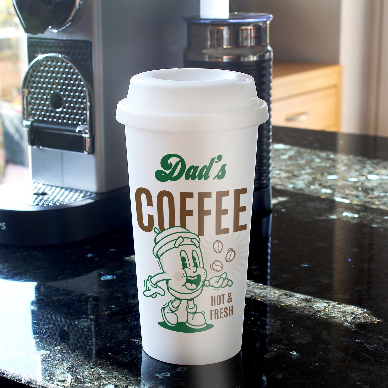 Personalised Coffee Travel Mug - gift & personalise