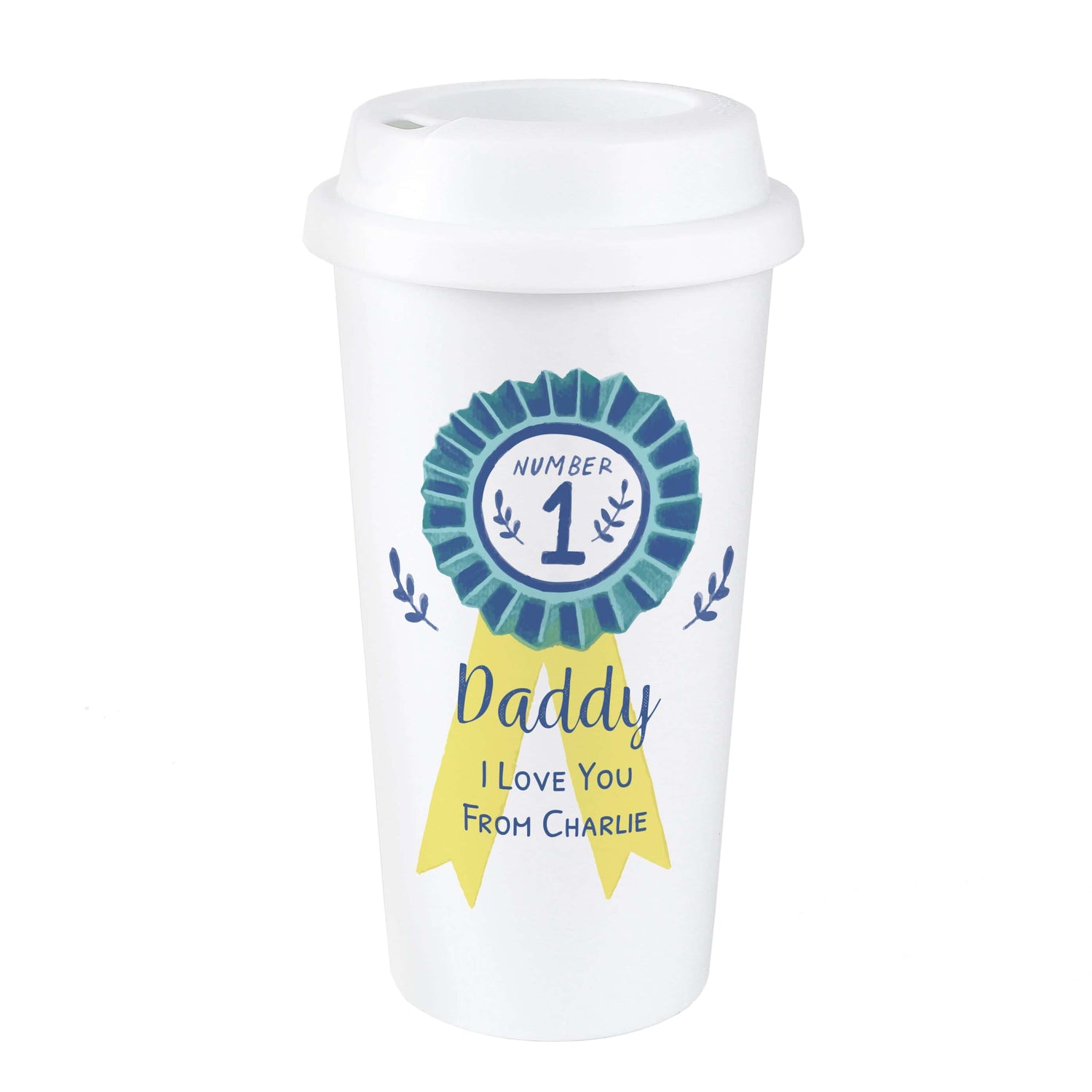 Personalised Number 1 Travel Mug - gift & personalise