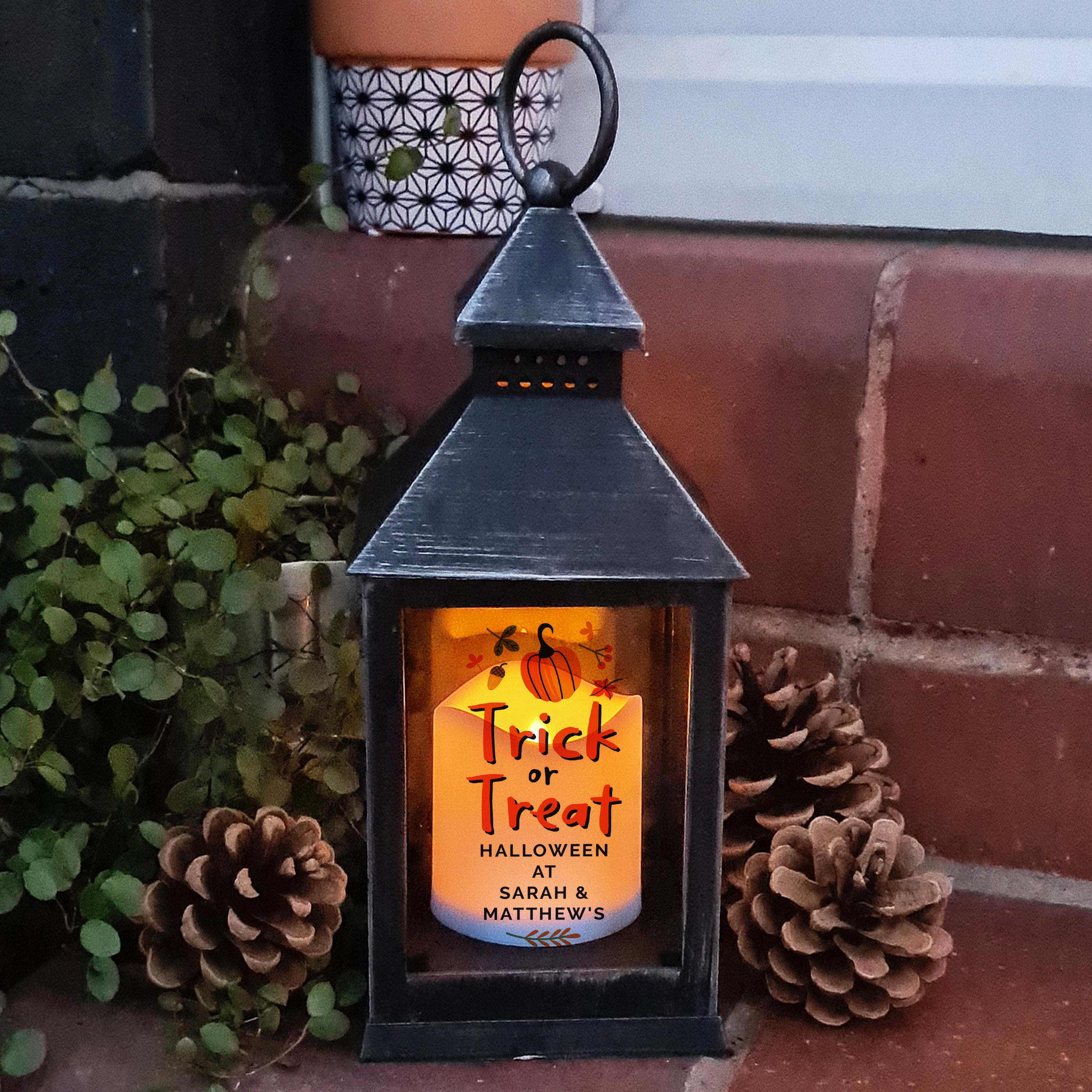 Personalised Trick or Treat Lantern - gift & personalise