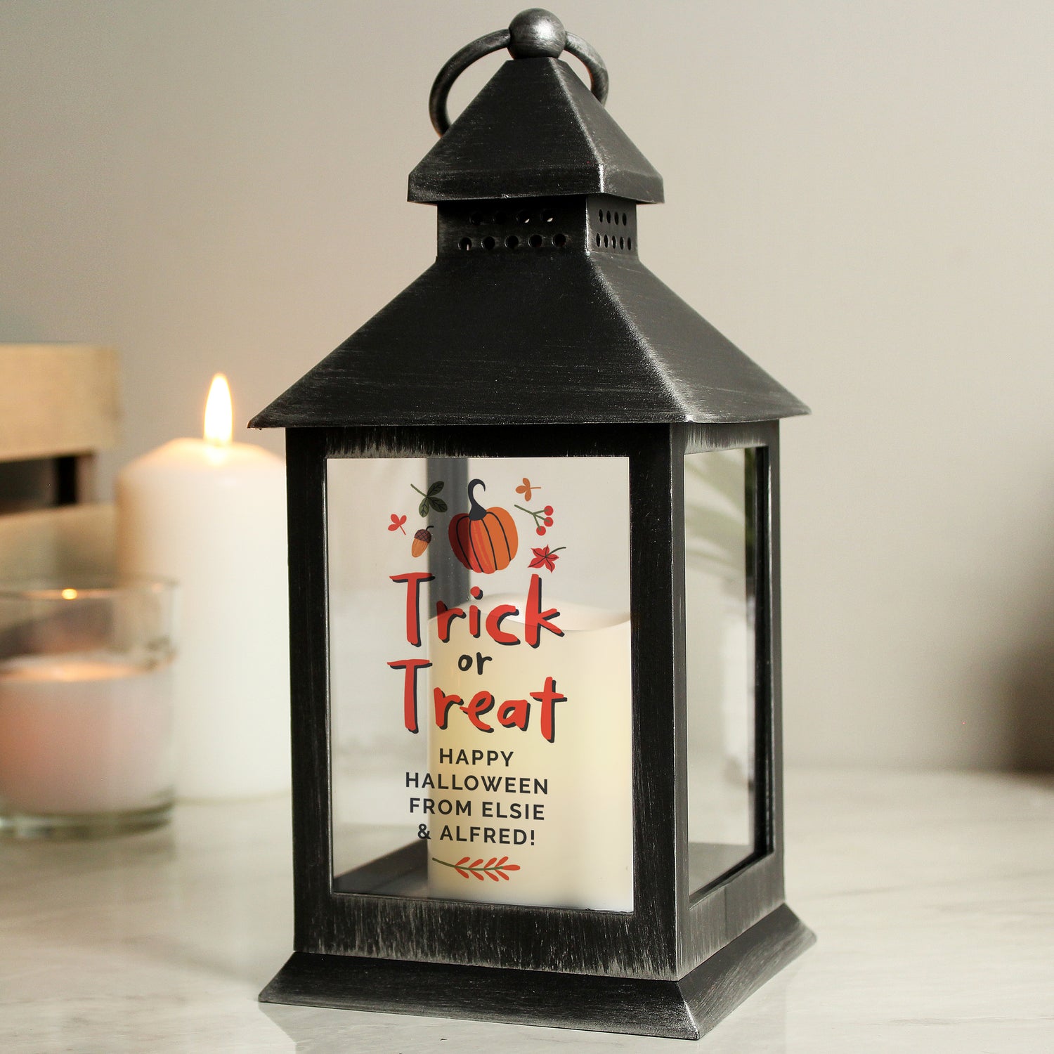 Personalised Trick or Treat Lantern - gift & personalise