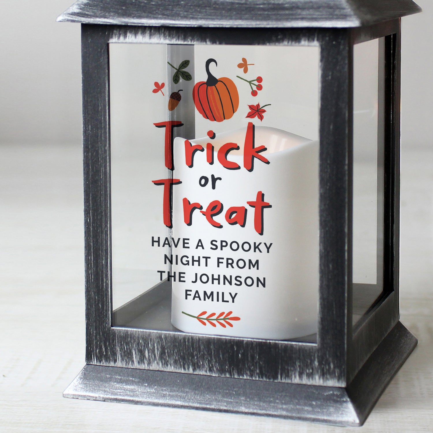 Personalised Trick or Treat Lantern - gift & personalise