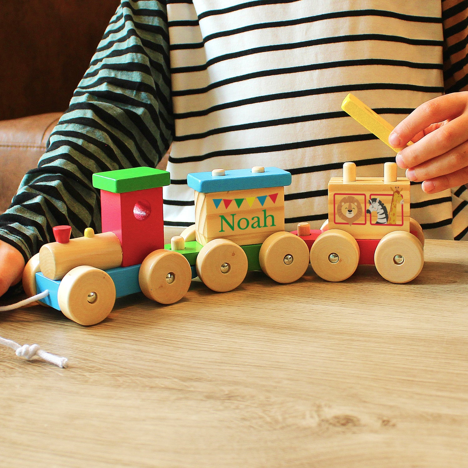 Personalised Circus Toy Train - gift & personalise