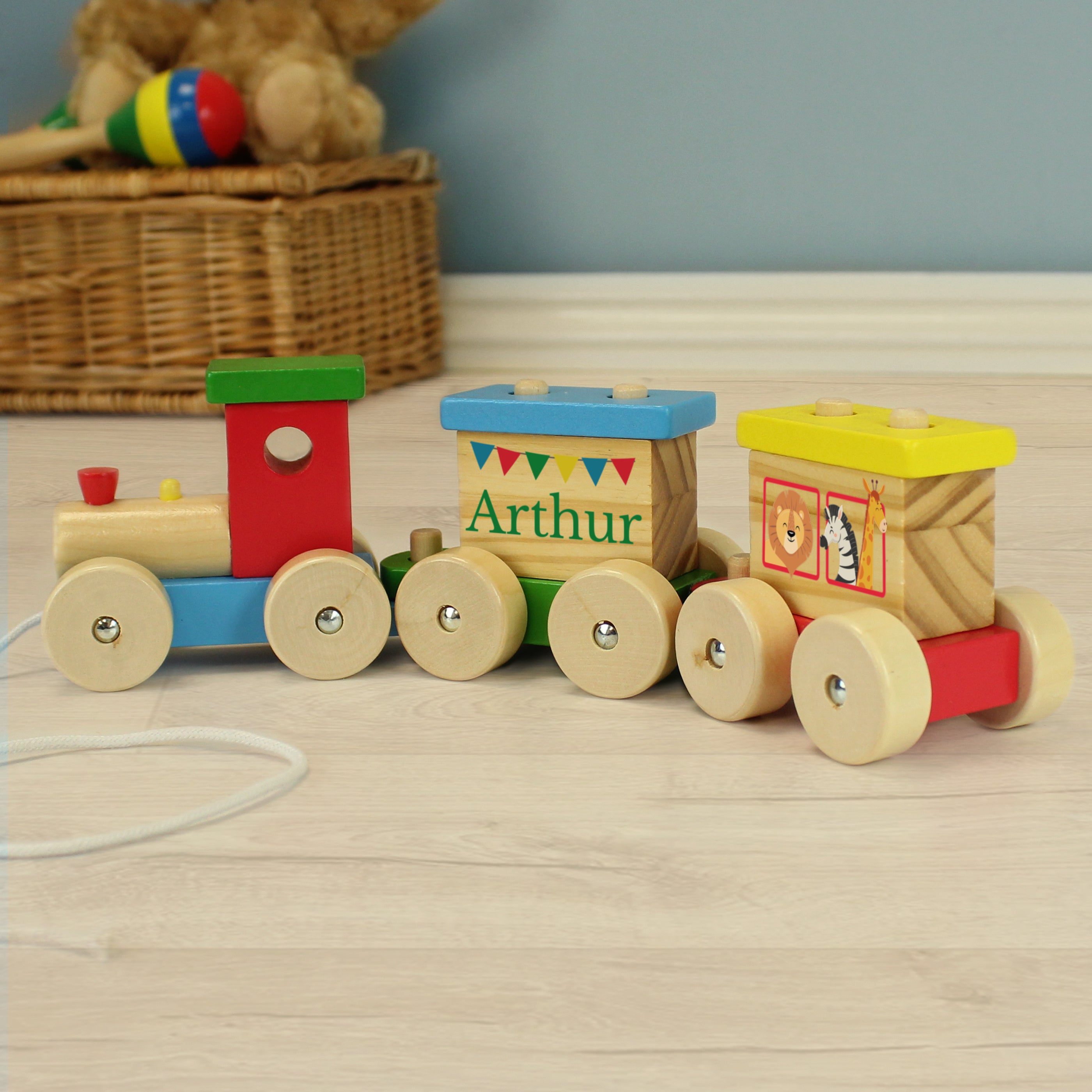 Personalised Circus Toy Train - gift & personalise