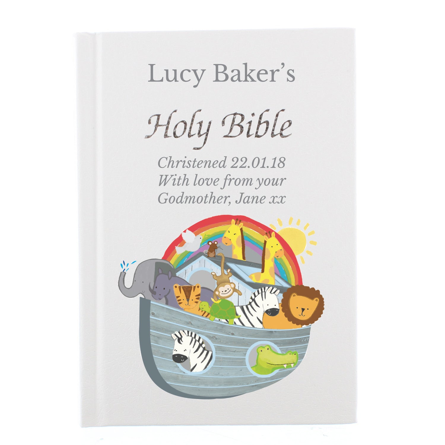 Personalised Noahs Ark Bible - gift & personalise