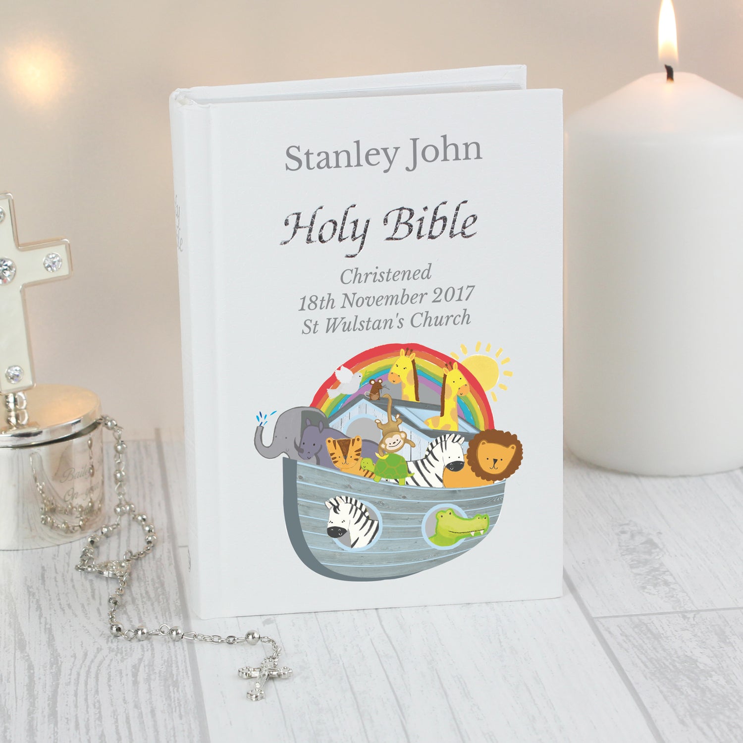 Personalised Noahs Ark Bible - gift & personalise