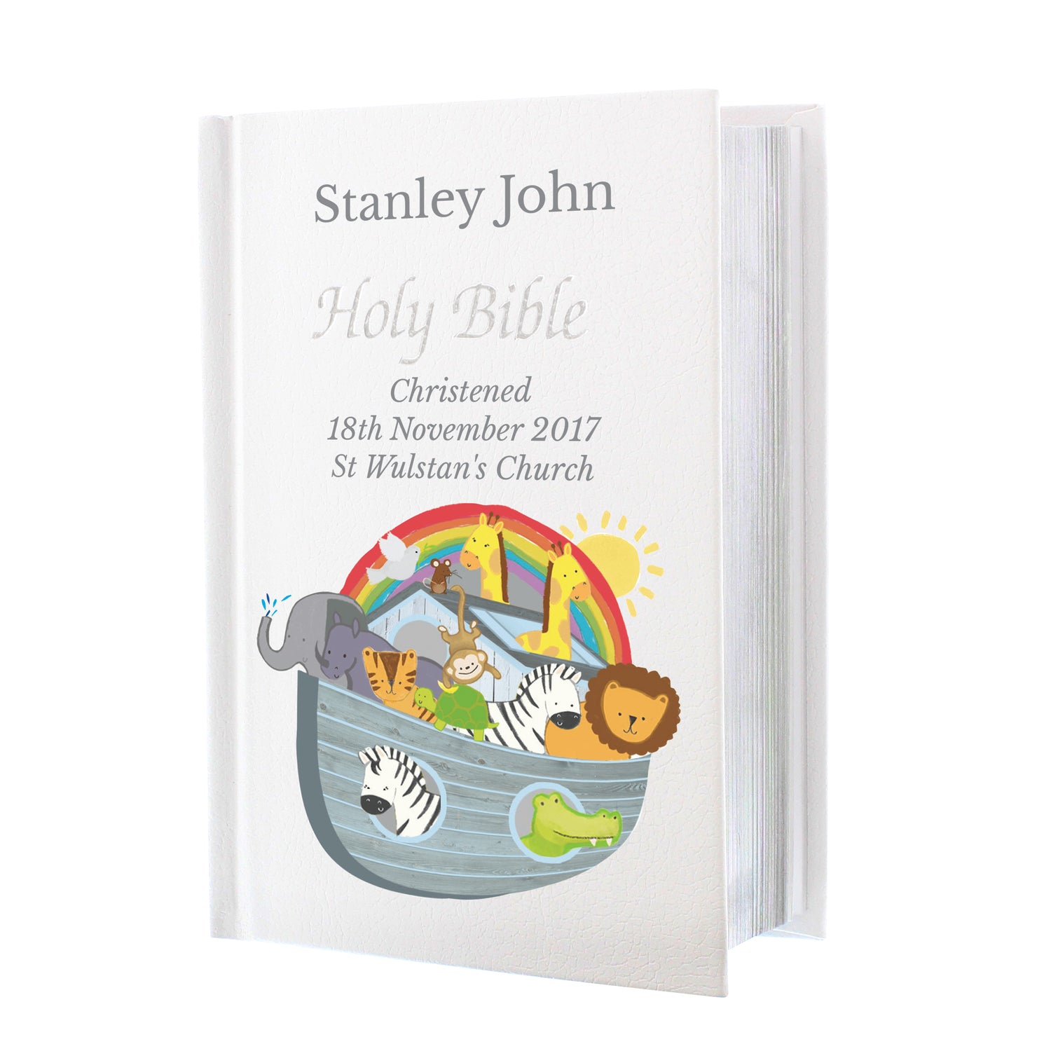 Personalised Noahs Ark Bible - gift & personalise