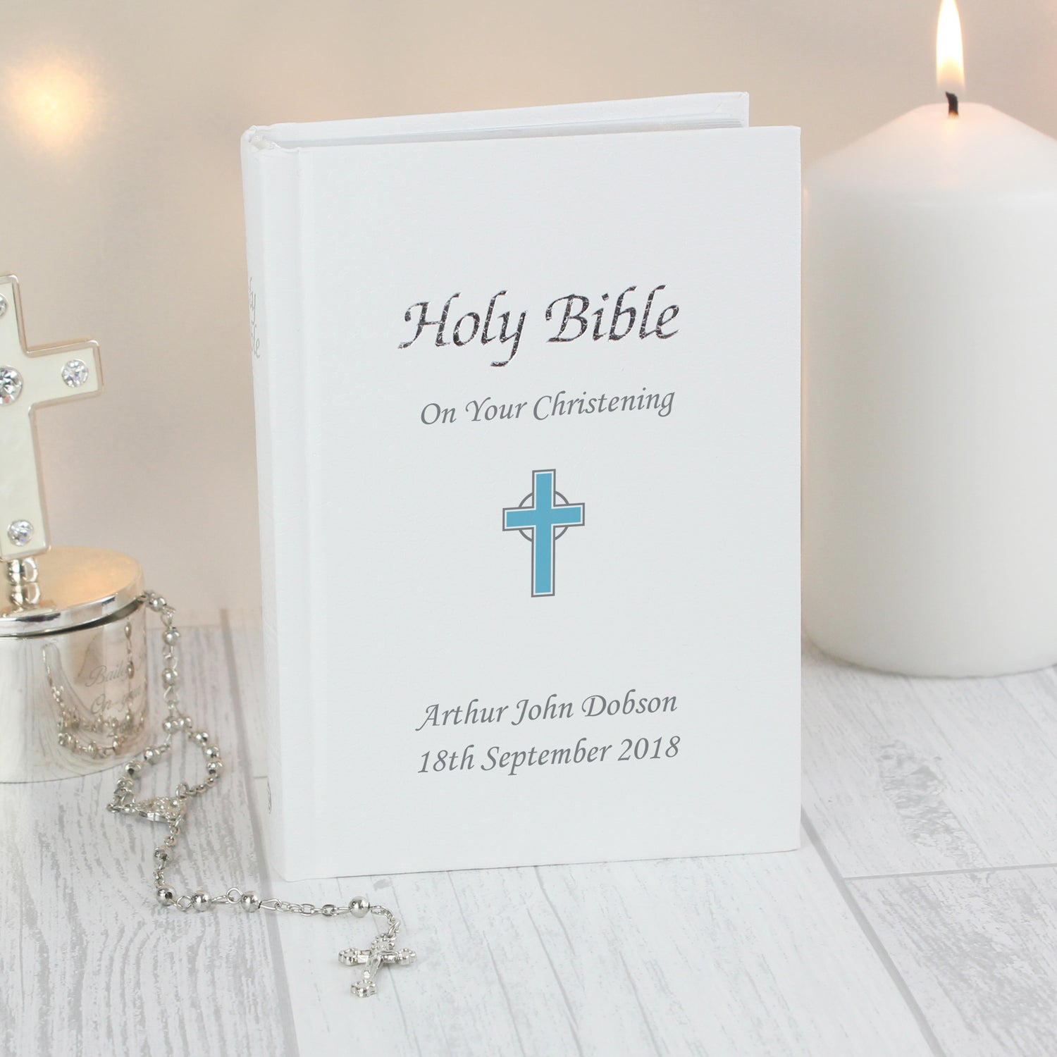 Personalised Blue Cross Bible - gift & personalise