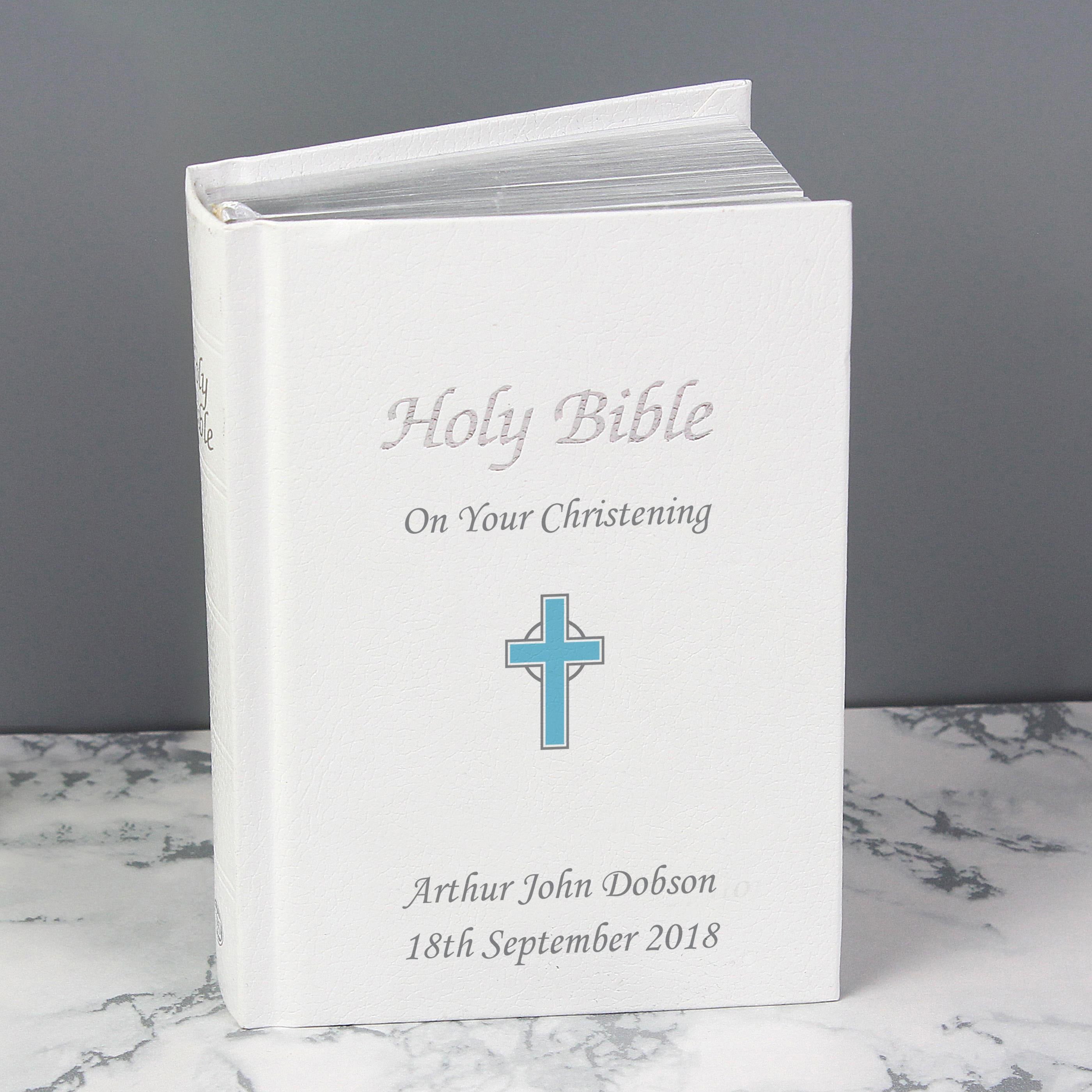 Personalised Blue Cross Bible - gift & personalise