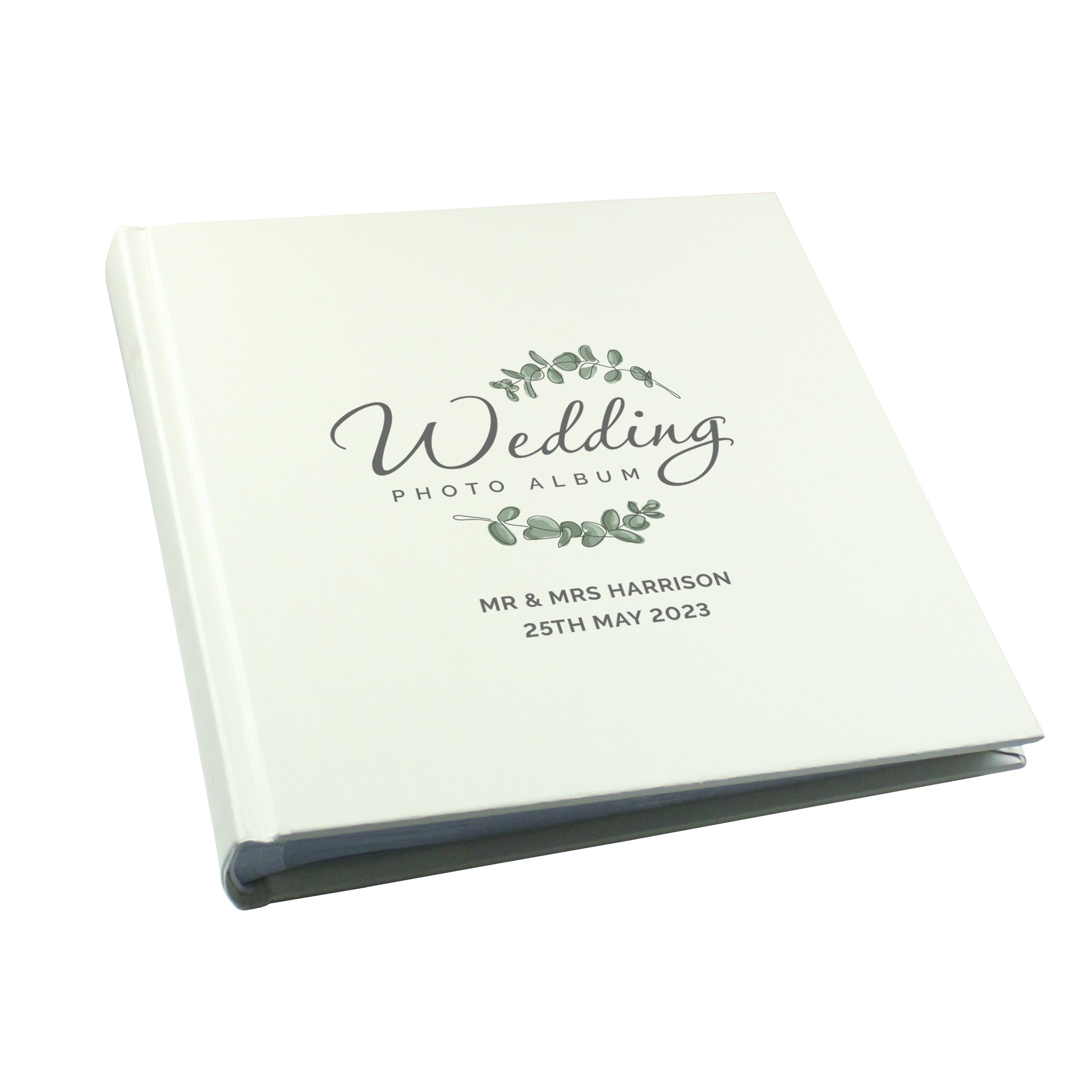 Personalised Wedding Square Photo Album - gift & personalise