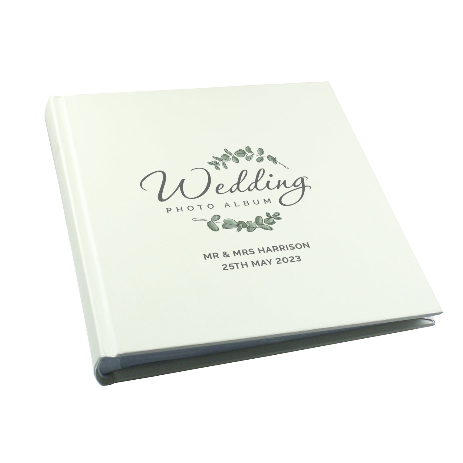 Personalised Wedding Square Photo Album - gift & personalise