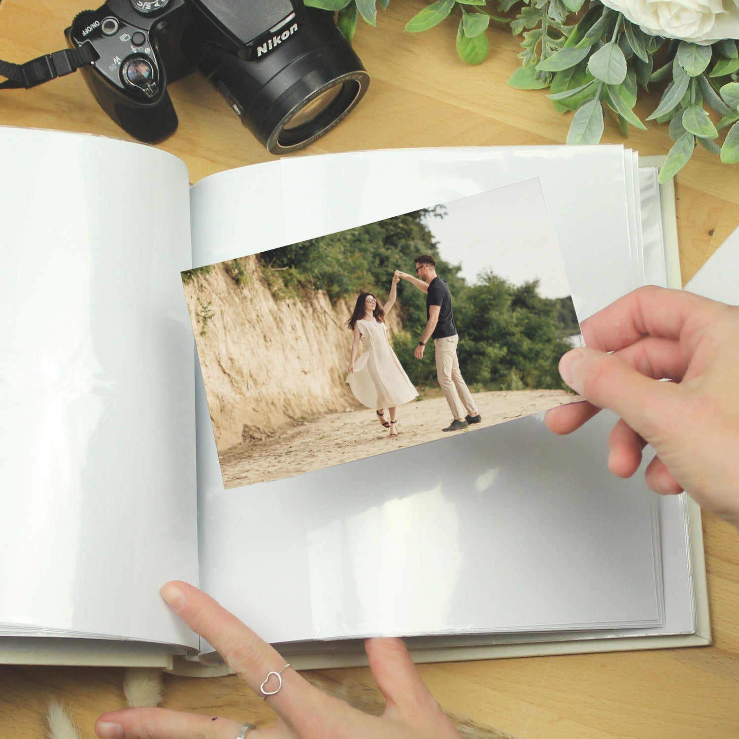Personalised 50th Golden Wedding Anniversary Photo Album - gift & personalise