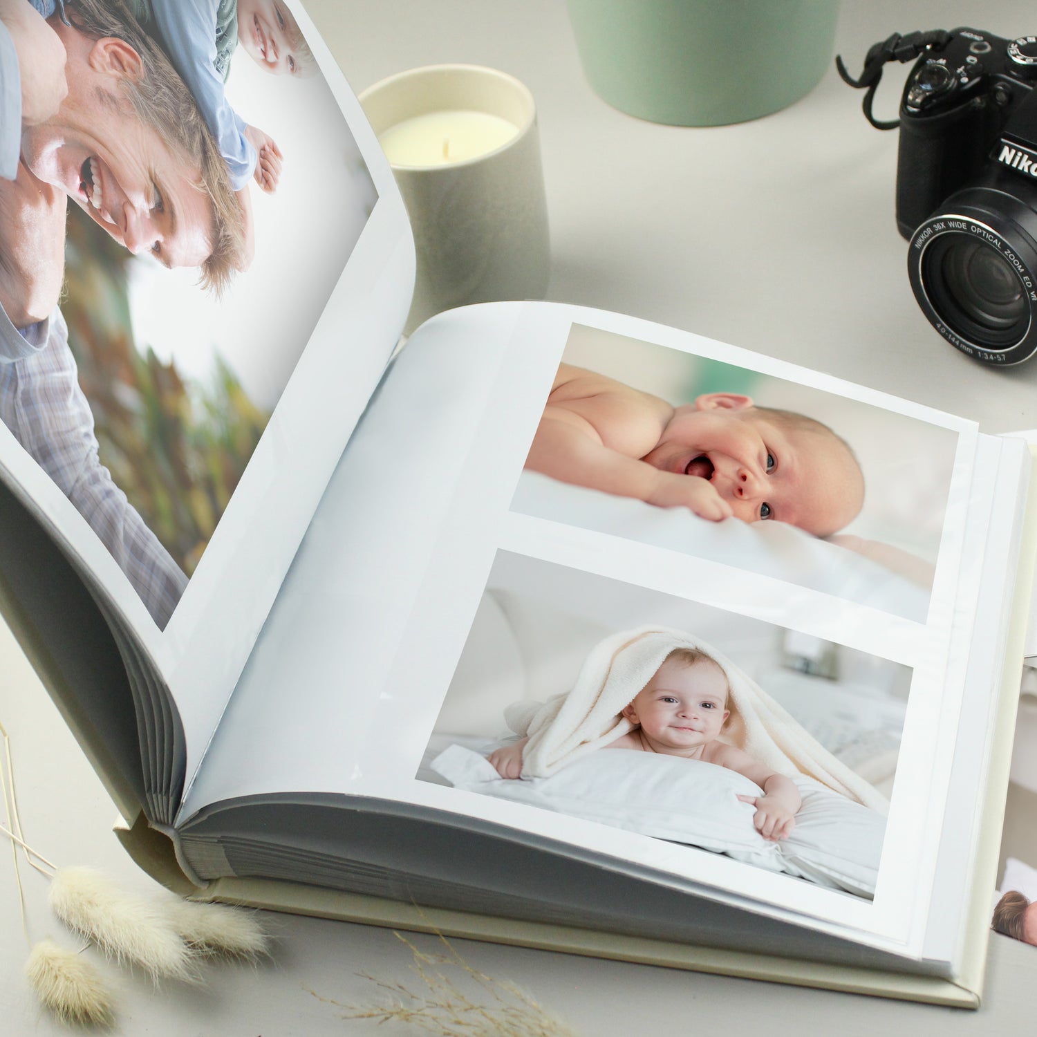 Personalised 50th Golden Wedding Anniversary Photo Album - gift & personalise