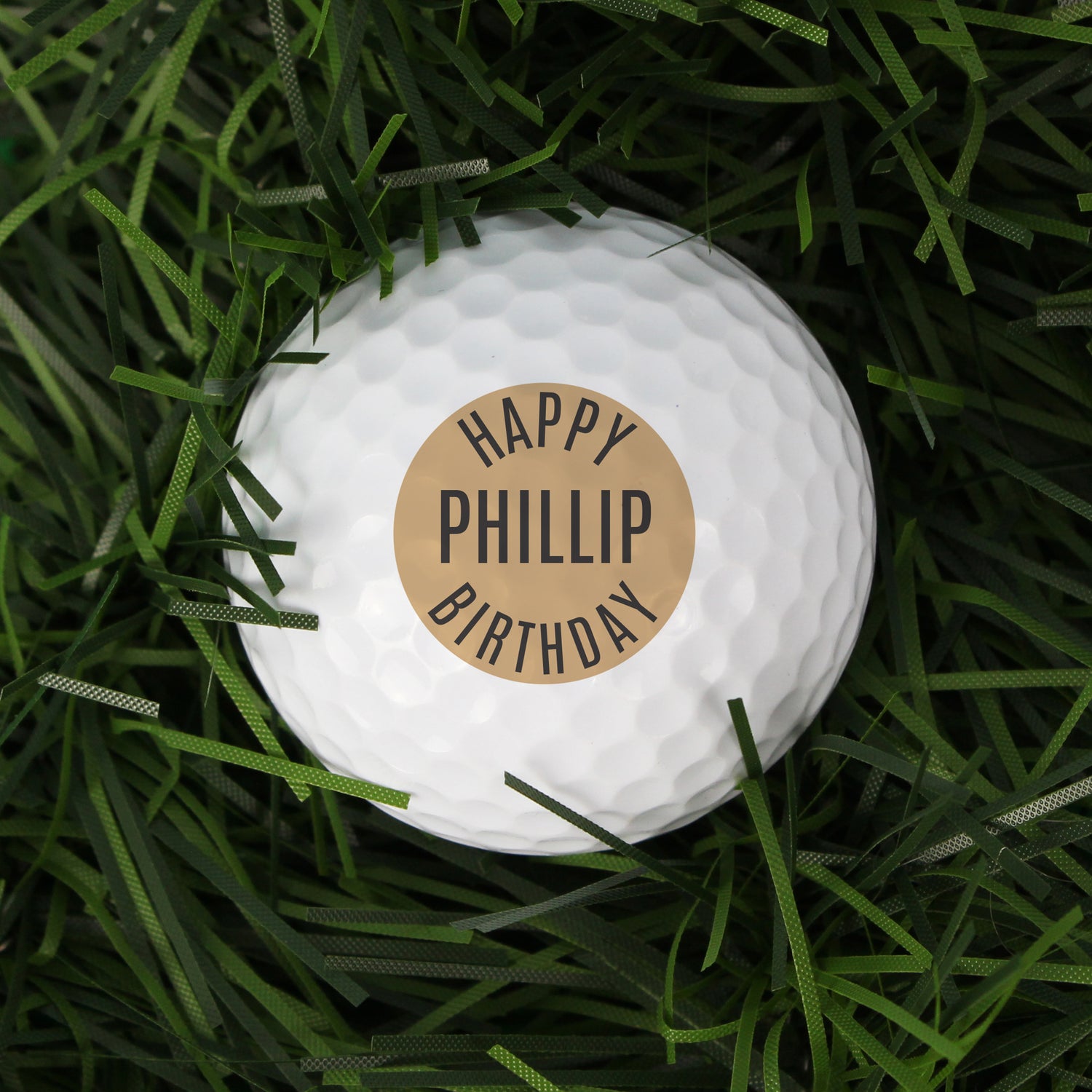 Personalised Happy Birthday Golf Ball - gift & personalise