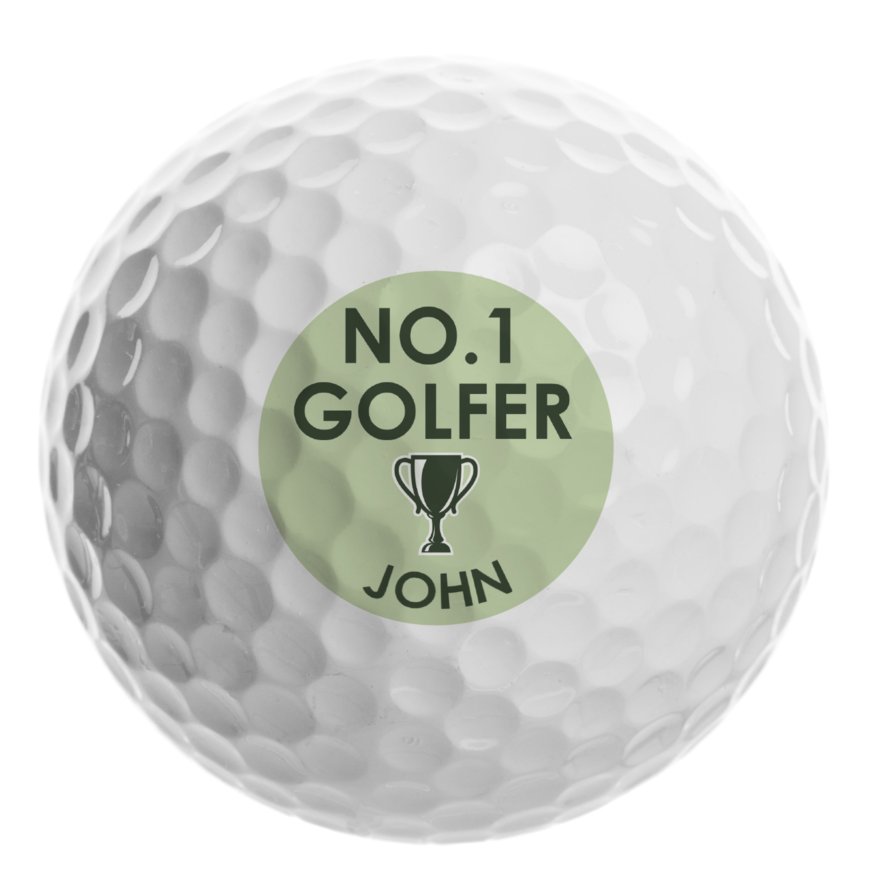 Personalised No.1 Golfer Golf Ball - gift & personalise