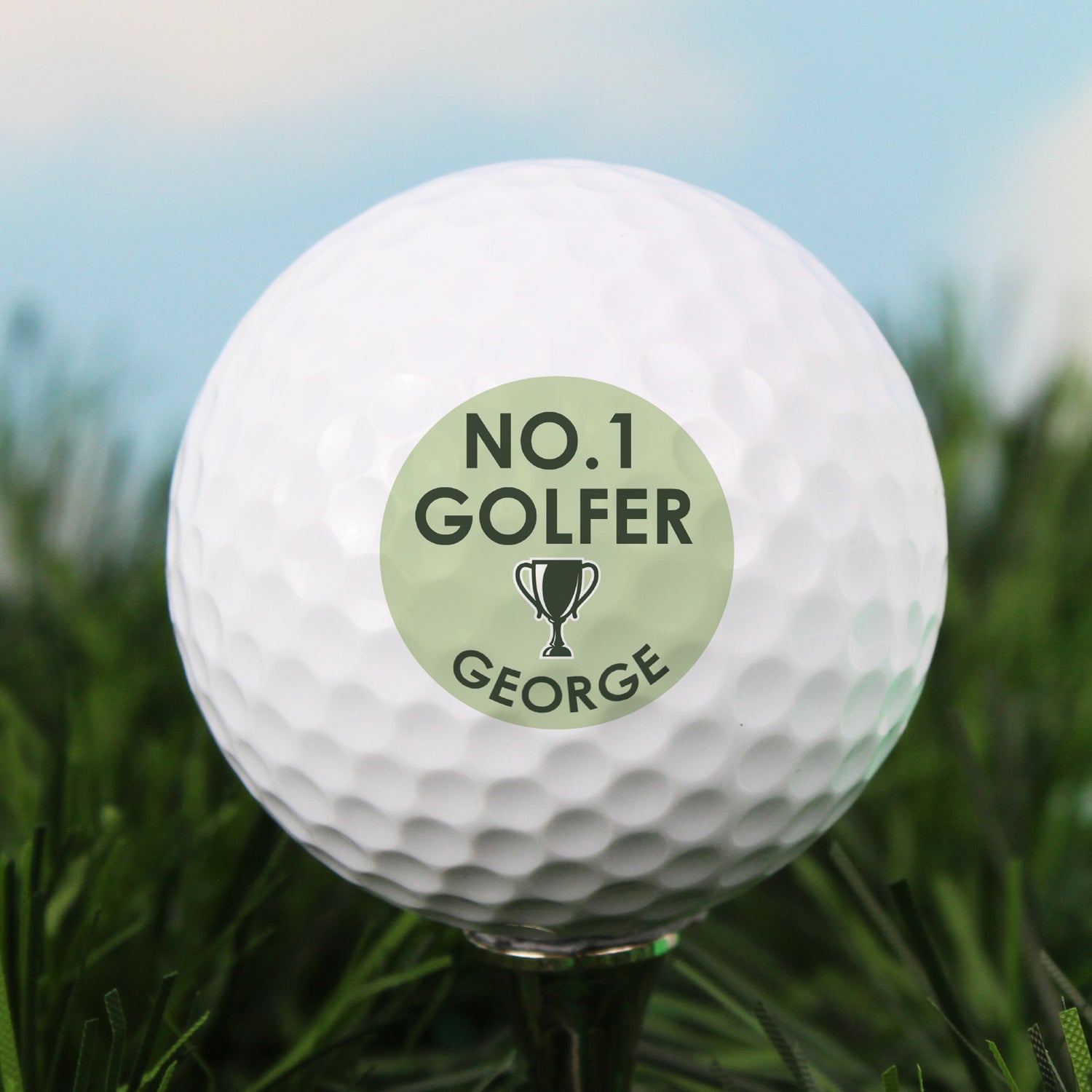 Personalised No.1 Golfer Golf Ball - gift & personalise