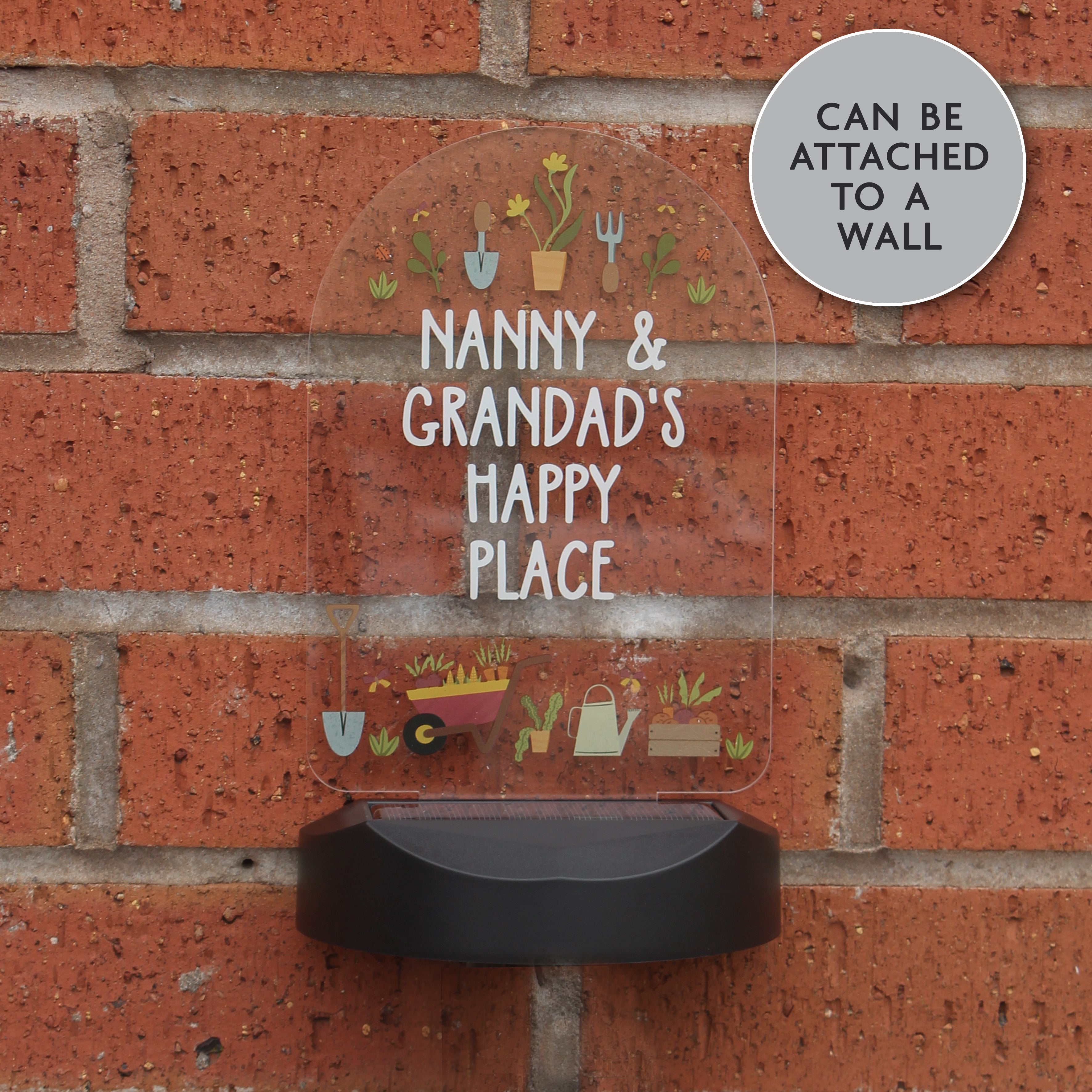 Personalised Vegetable Patch Outdoor Solar Light - gift & personalise