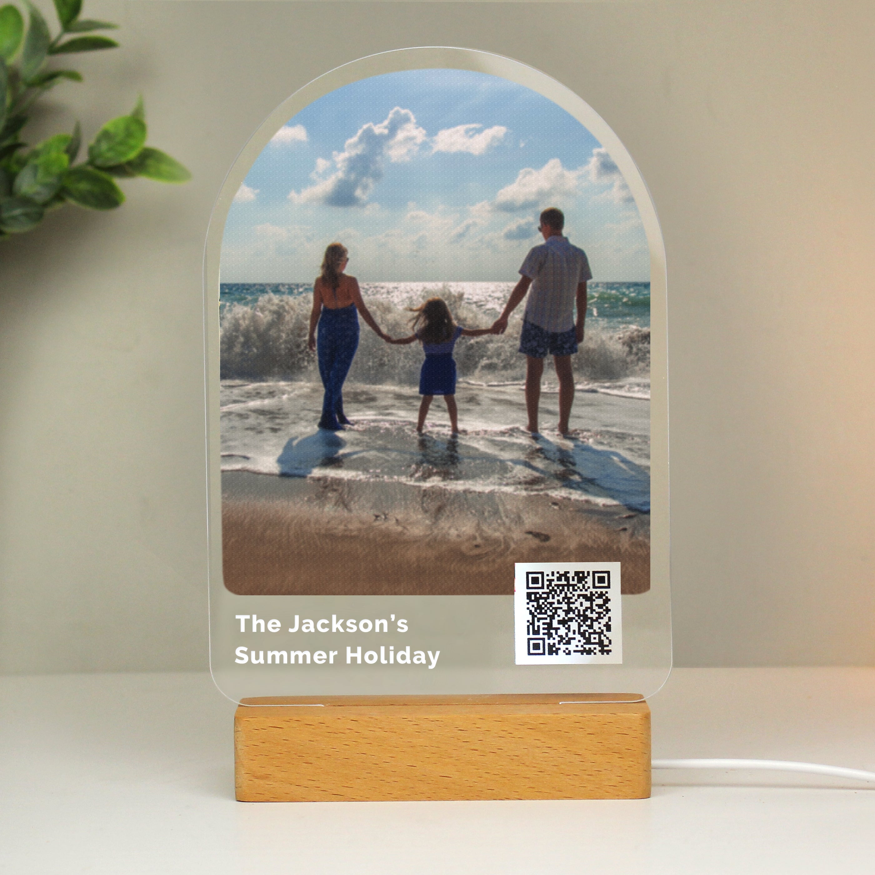 Personalised QR Photo Upload LED Light - gift & personalise