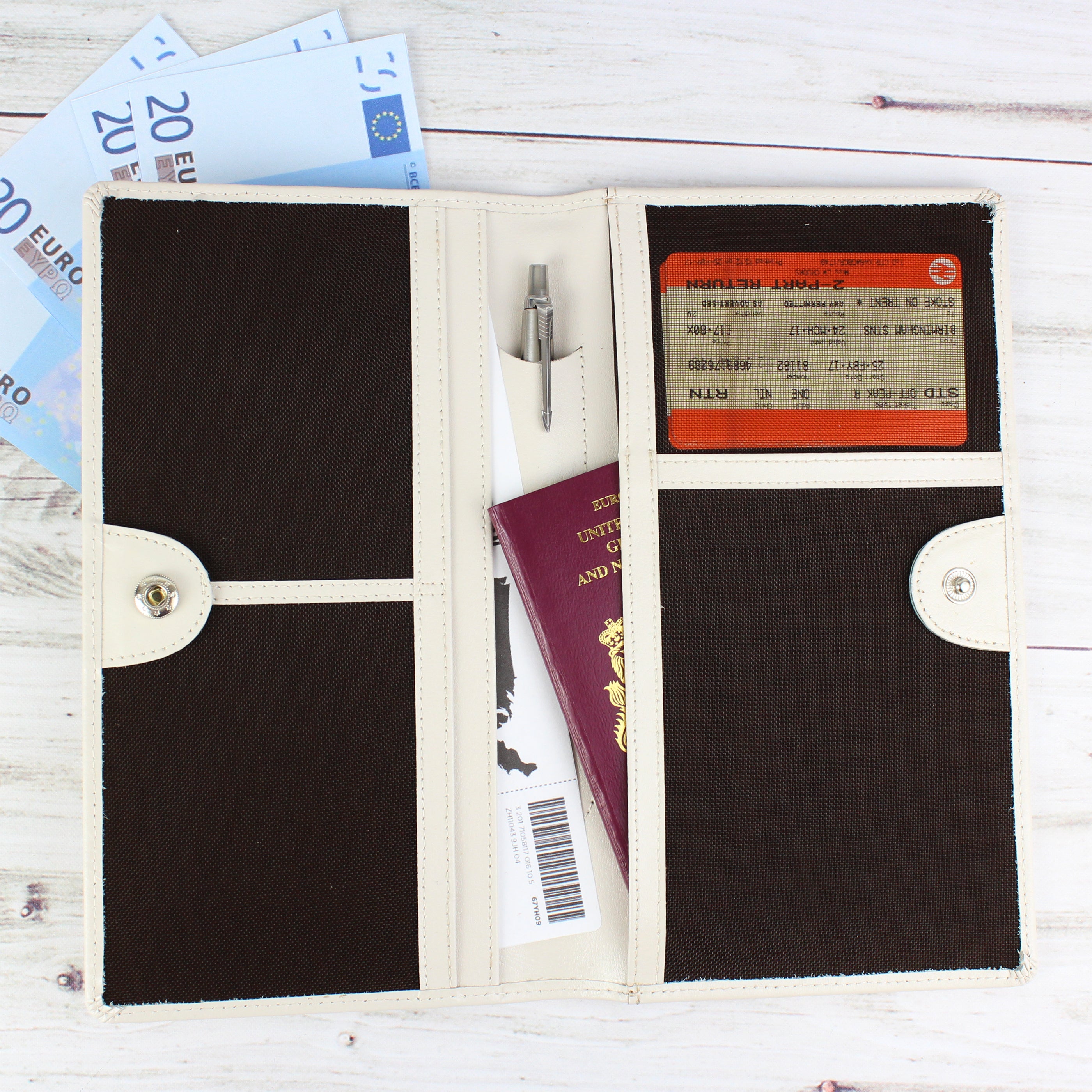 Personalised Any Message Travel Document Holder - gift & personalise