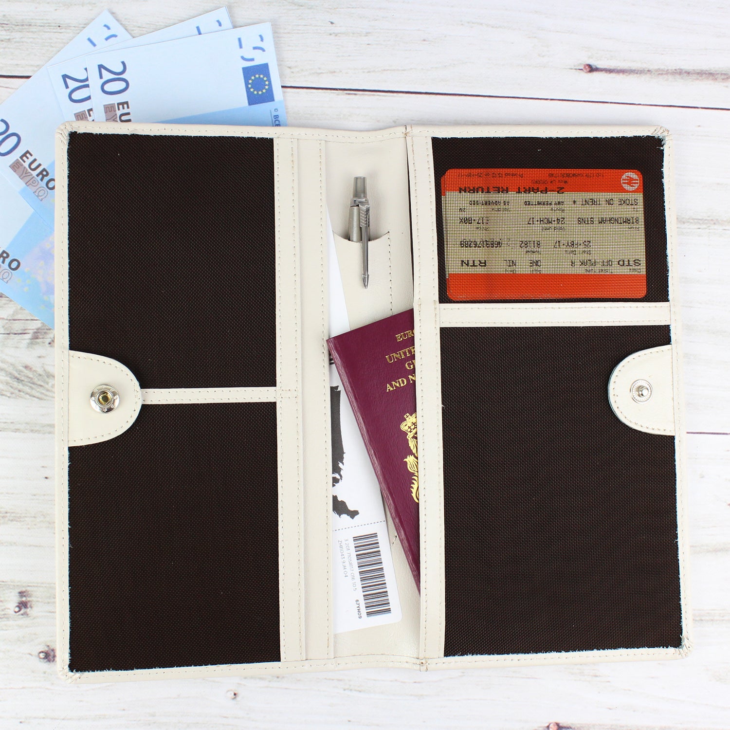 Personalised Any Message Travel Document Holder - gift & personalise