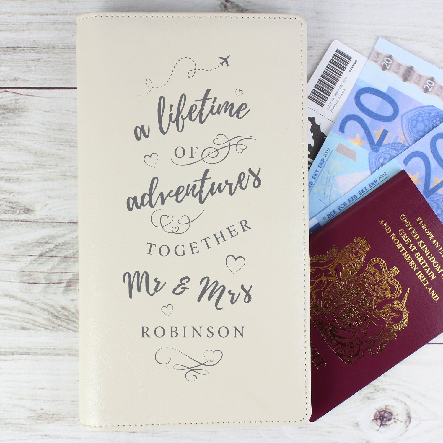 Personalised A Lifetime Of... Travel Document Holder - gift & personalise