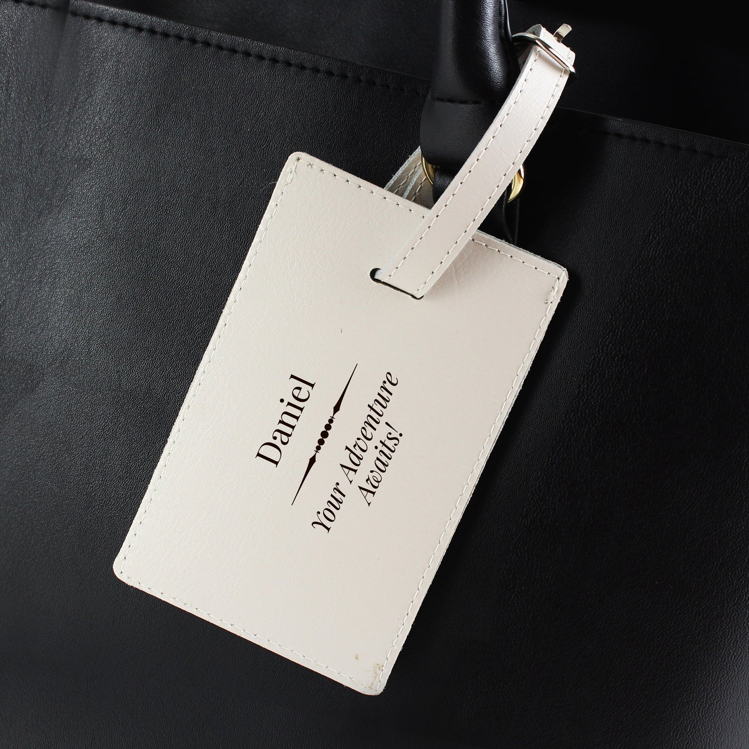 Personalised Classic Cream Luggage Tag - gift & personalise