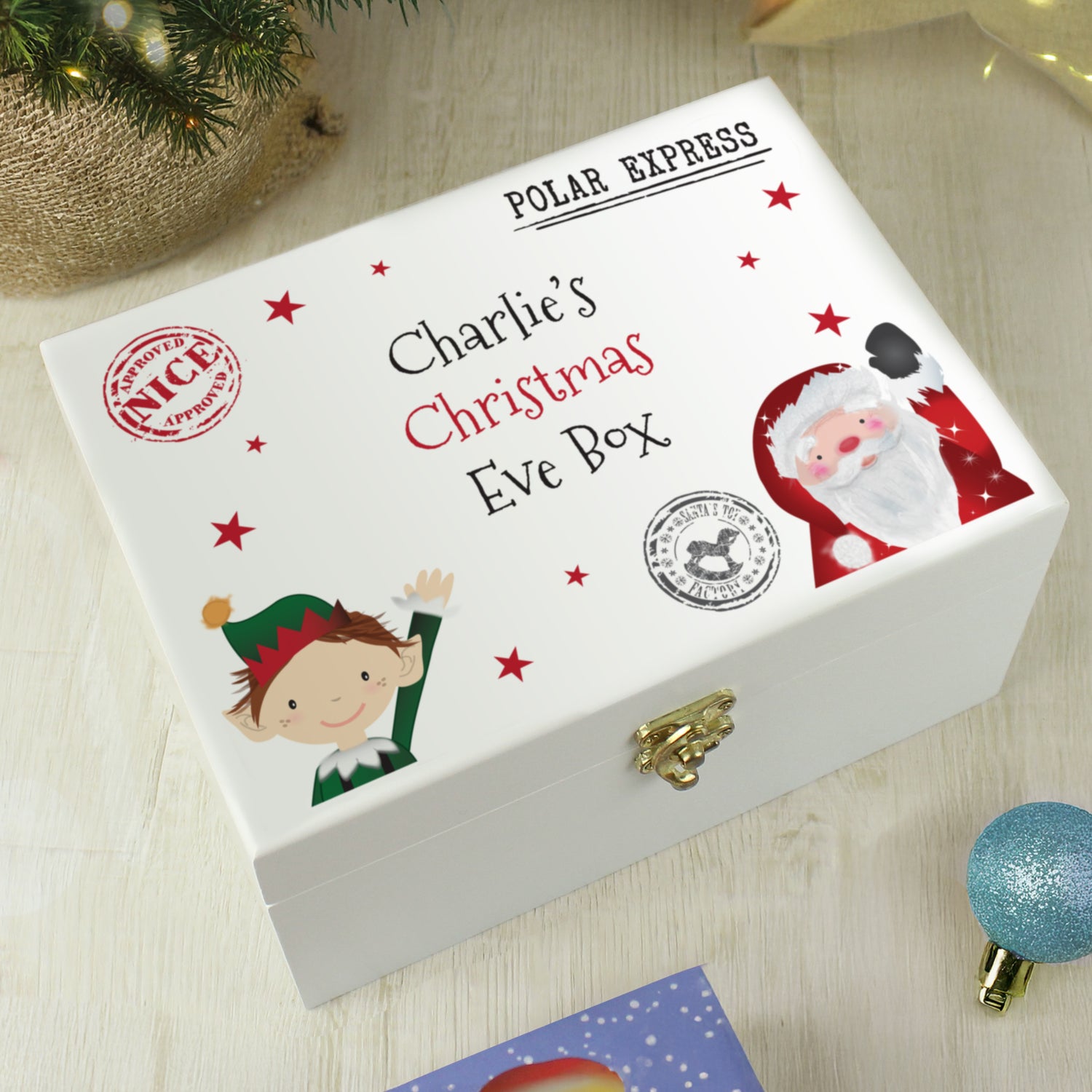 Personalised Small Christmas Eve Box