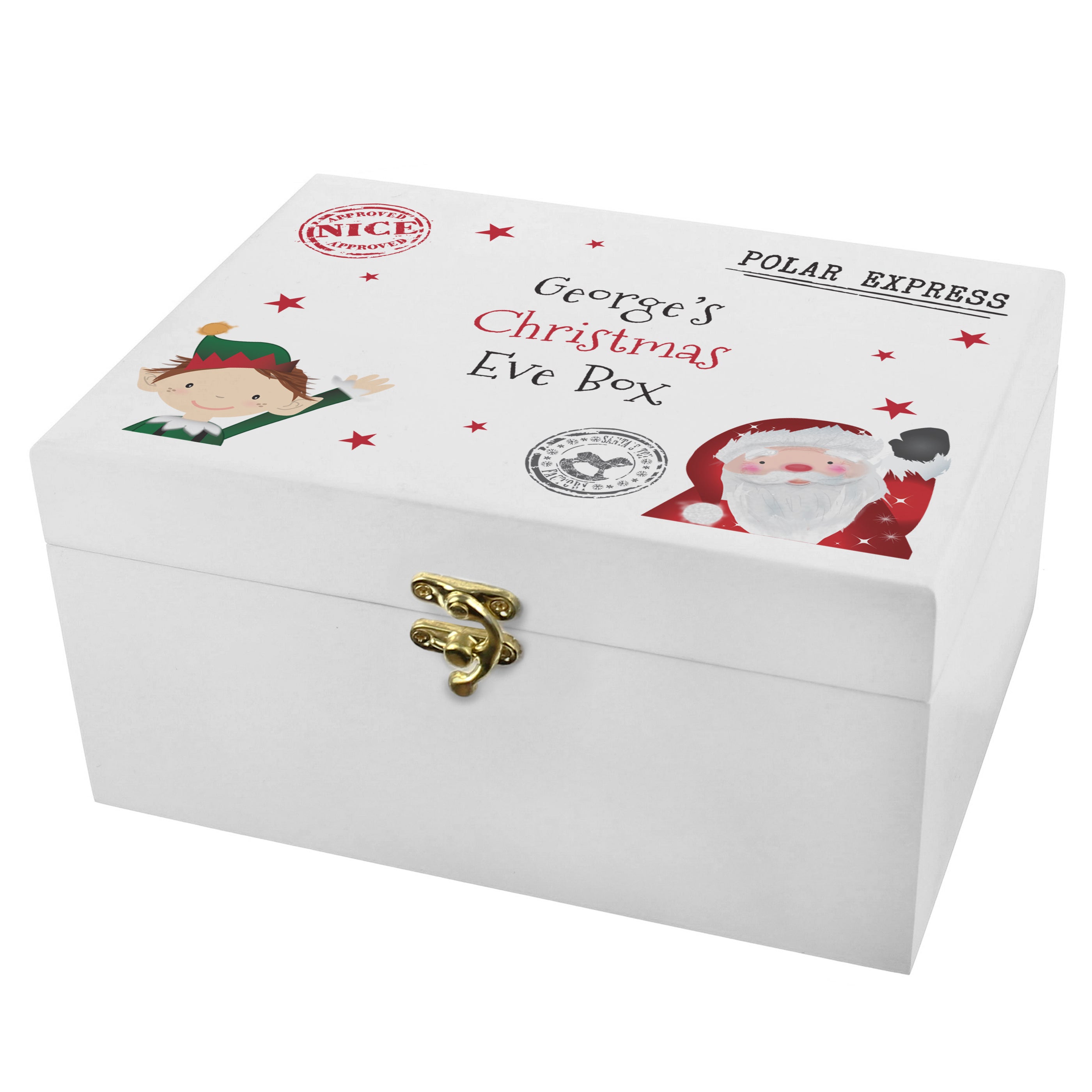 Personalised Small Christmas Eve Box