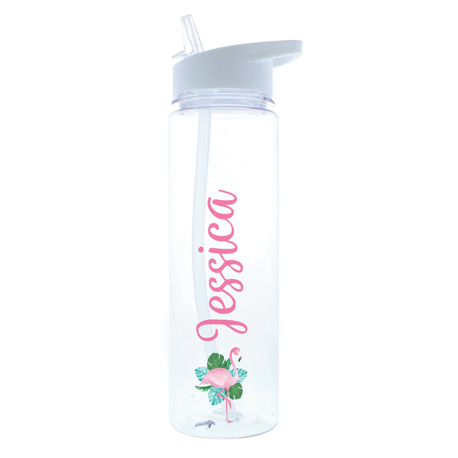 Personalised Flamingo Water Bottle - gift & personalise